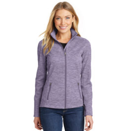 Port Authority Ladies Digi Stripe Fleece Jacket