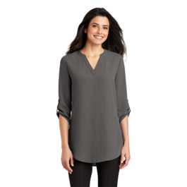 Port Authority Ladies 3/4-Sleeve Tunic Blouse